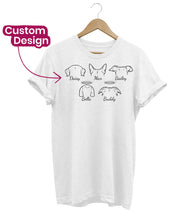 Load image into Gallery viewer, Custom Dog Ears Shirt