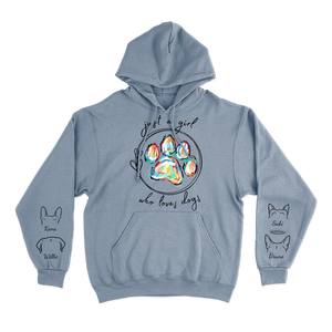 Just a Girl Who Loves Dogs - Custom Hoodie